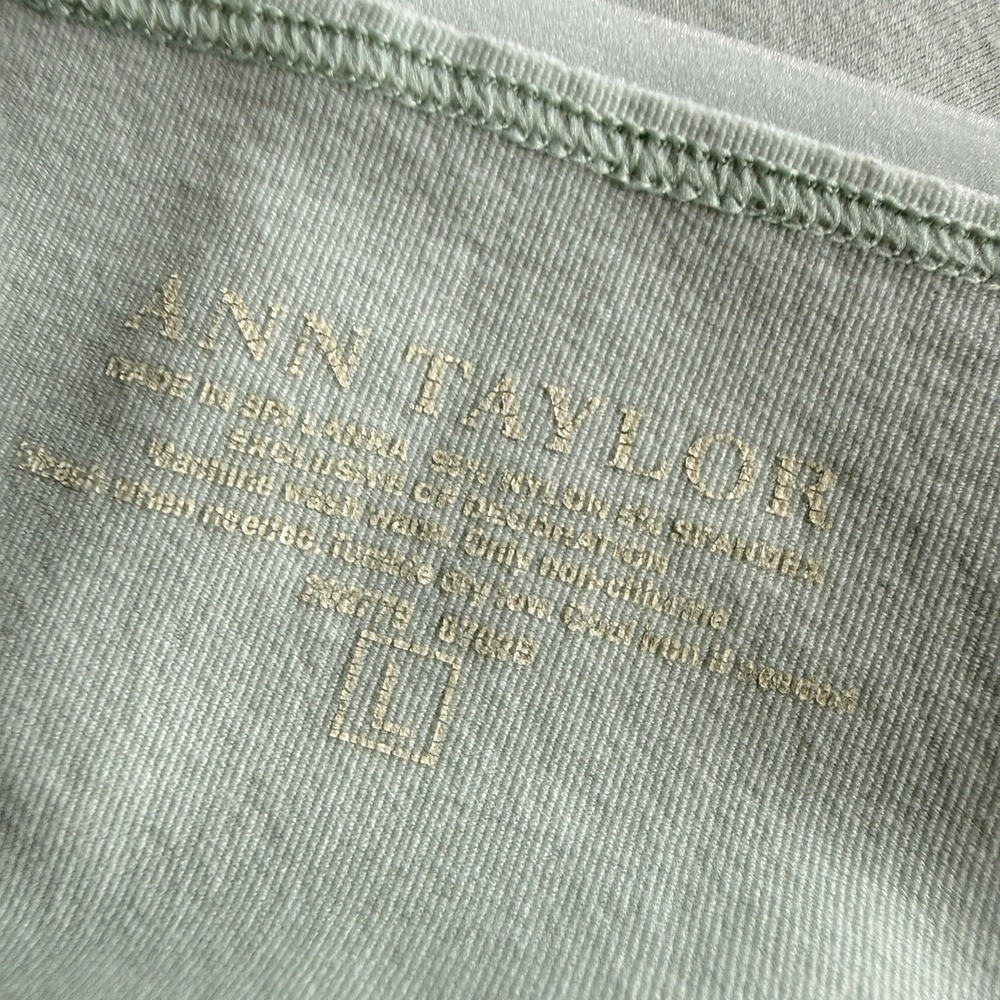 Ann Taylor Light Green Basic Spaghetti Strap Cami… - image 2